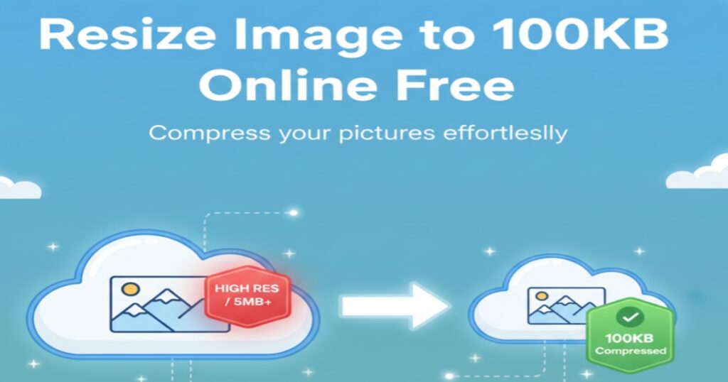 resize image to 100KB online