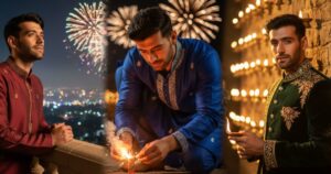 Gemini AI Photo Prompts for Diwali For Men or boy