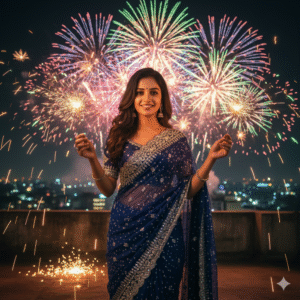 Gemini ai photo prompts for diwali for girls