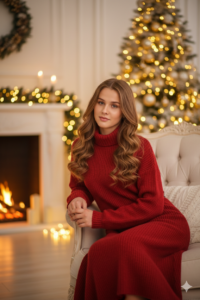 fashion aesthetic Christmas Gemini AI prompts