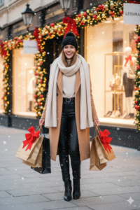 fashion aesthetic Christmas Gemini AI prompts