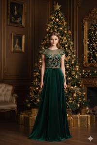 fashion aesthetic Christmas Gemini AI prompts