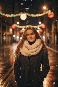 fashion aesthetic Christmas Gemini AI prompts