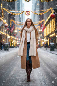 fashion aesthetic Christmas Gemini AI prompts