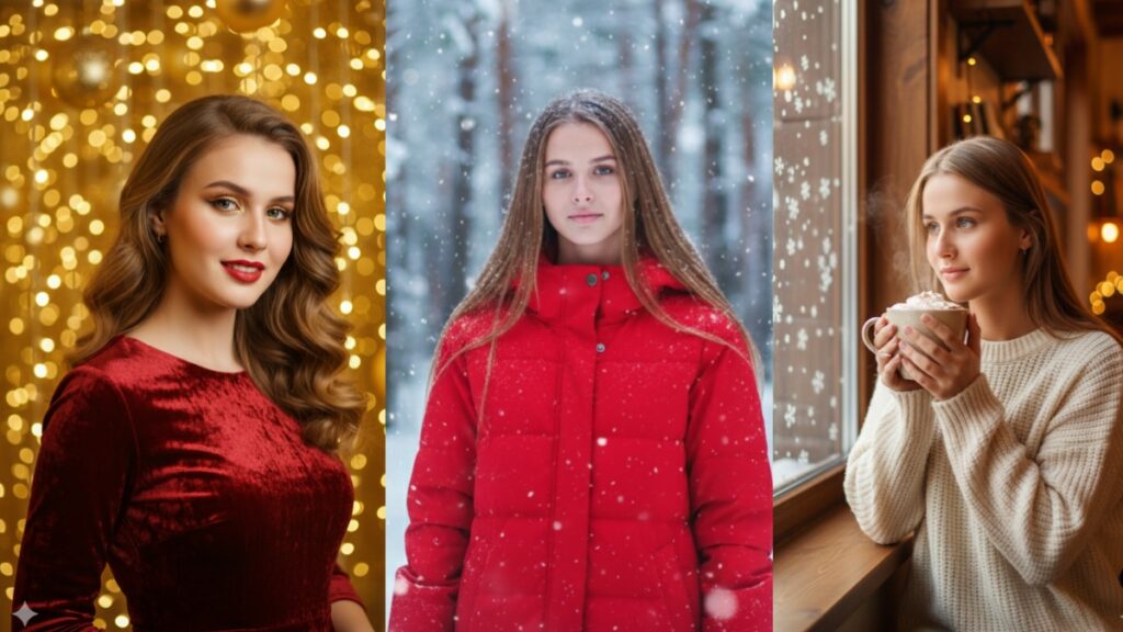 Christmas Gemini AI prompts aesthetic