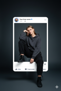 Gemini Photo Prompts with facebook Frame
