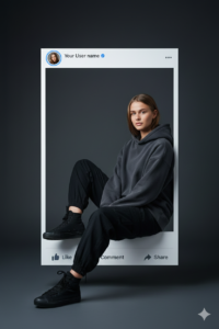 Gemini Photo Prompts with Facebook Frame